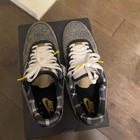 Nike Air Force 1 Low Black Remix - Men’s Size 9.5 - Picture 6 of 9